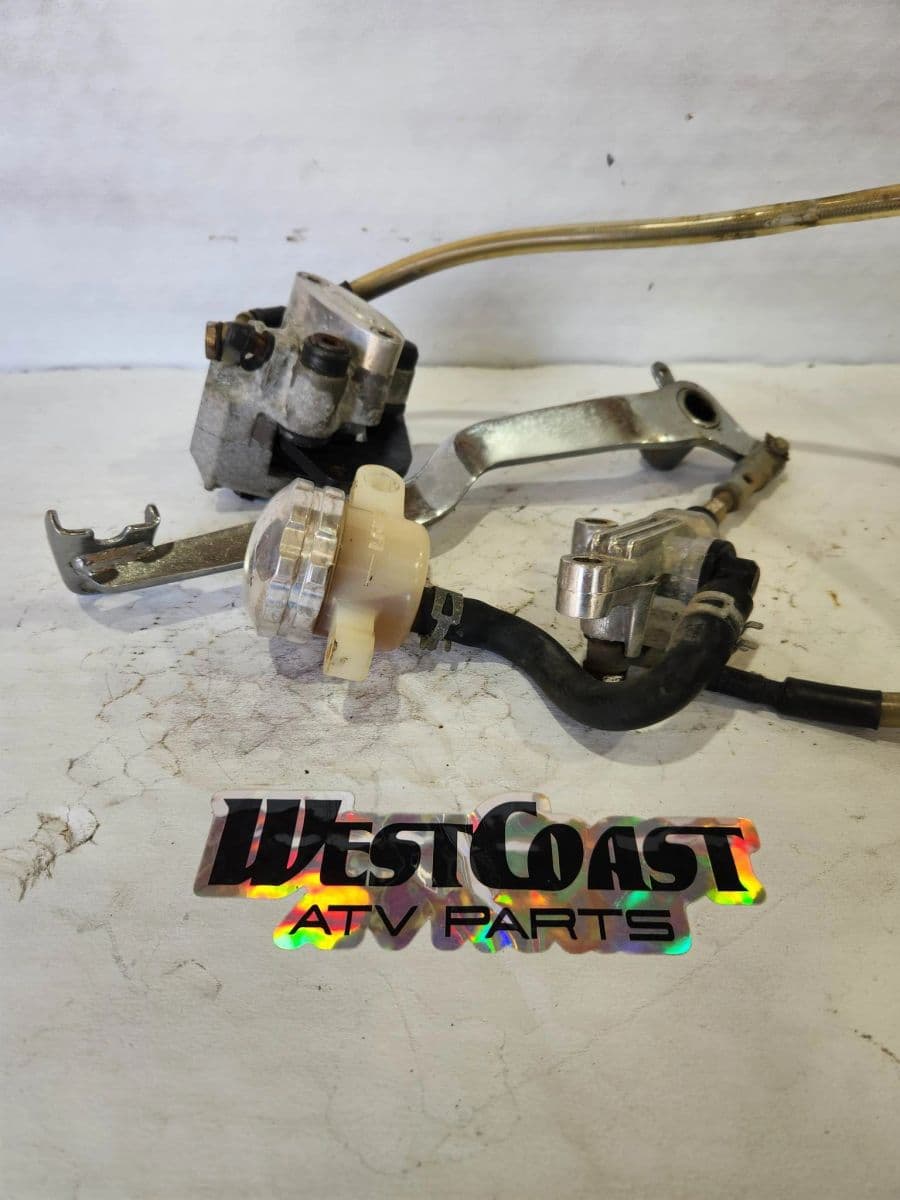 Complete rear brake +2 brake line