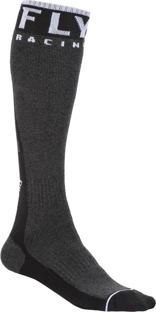 FLY RACING FLY MX PRO SOCKS THICK BLACK/DARK GREY
