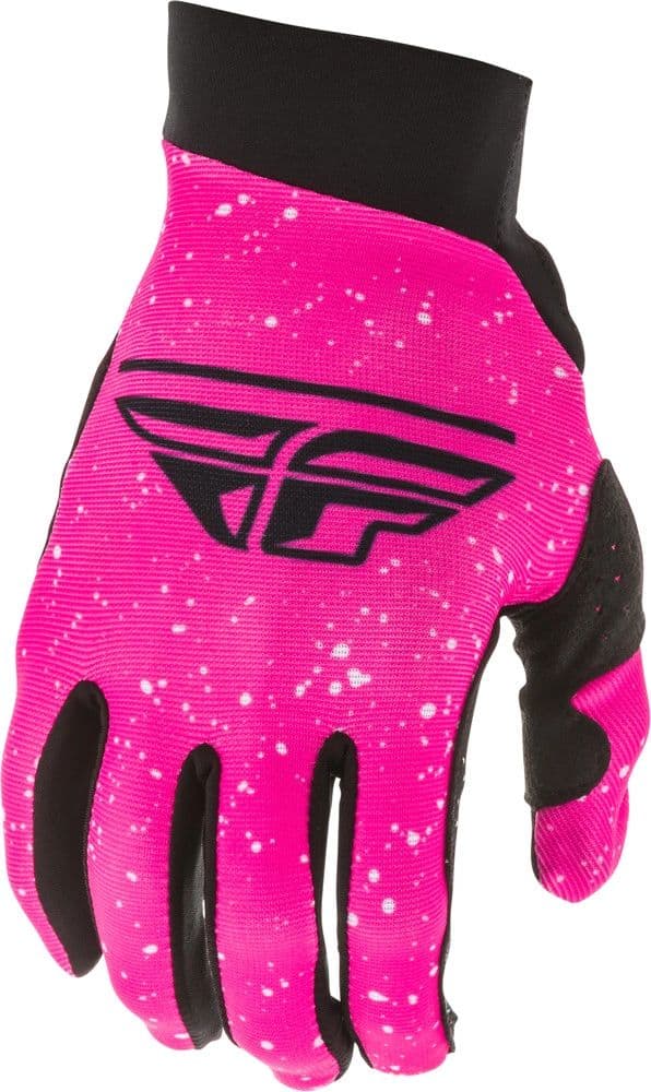 FLY RACING WOMEN'S PRO LITE GLOVES NEON PINK/BLACK