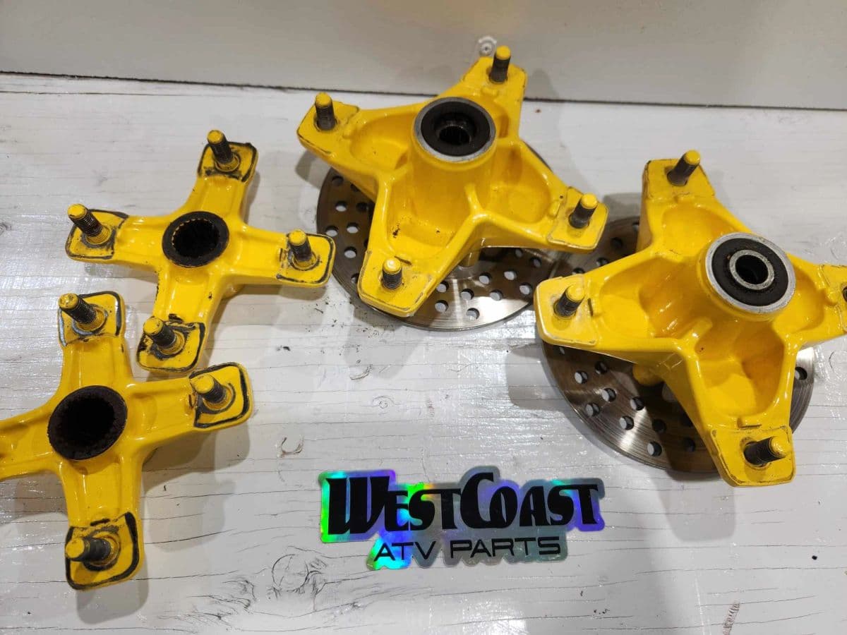 Front and rear hubs
