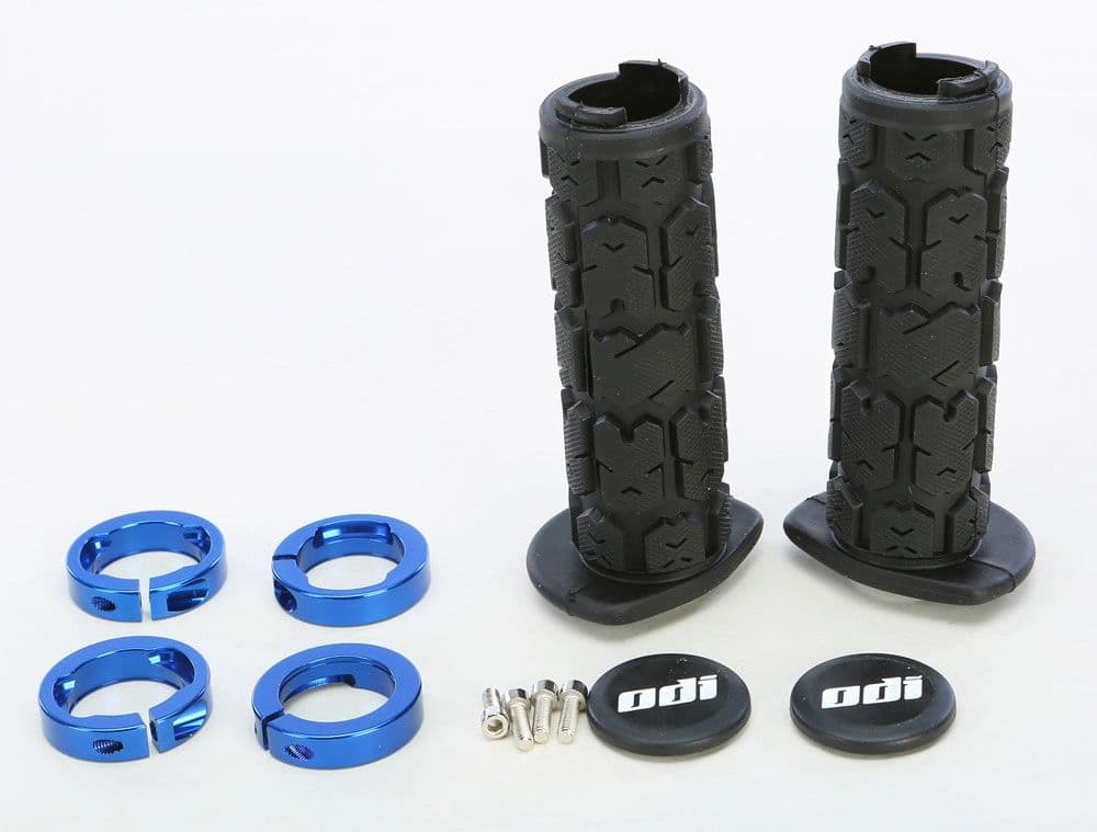 ODI ATV ROGUE LOCKON GRIP 120MM BLACK/BLUE