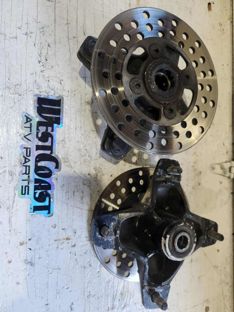 OEM Front Hubs Black #2