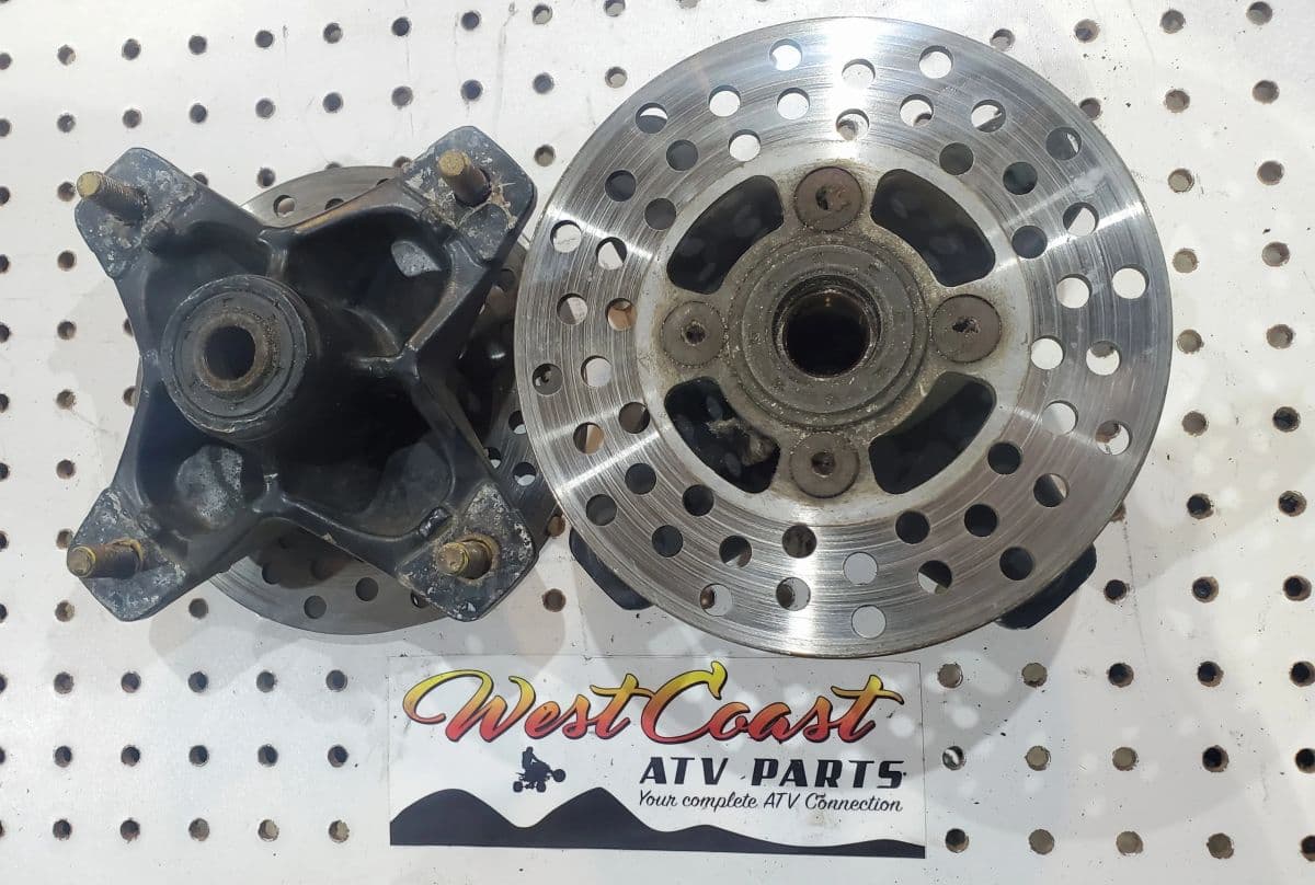 OEM FRONT HUBS - PAINTED BLACK
