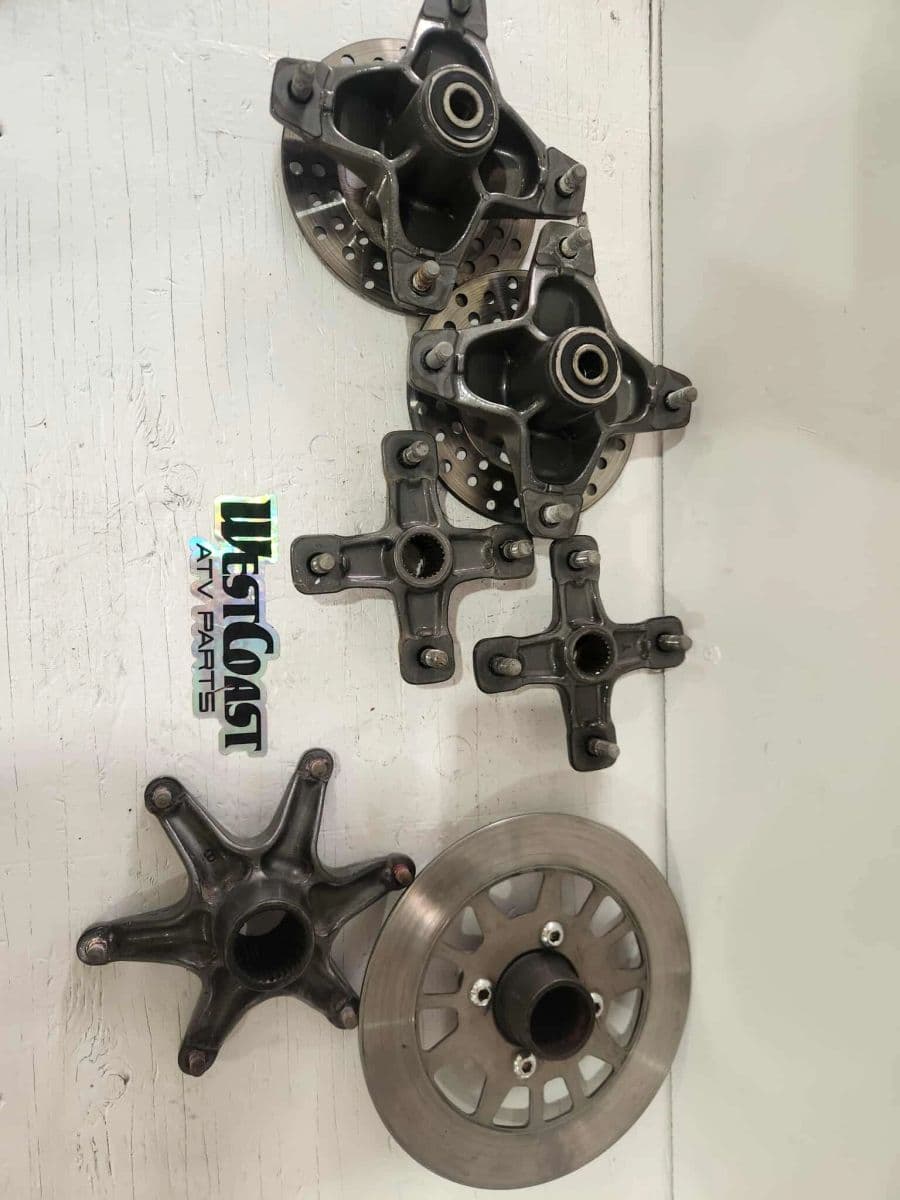 Powder Coated Hubs Silver/Gray