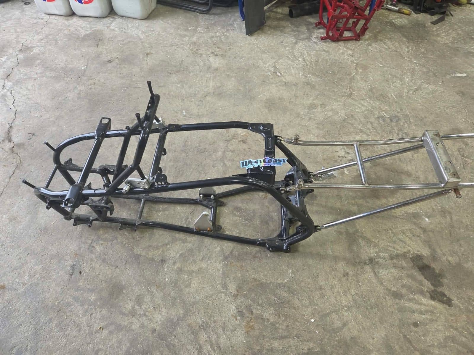 Titled 1992 Banshee frame lightened